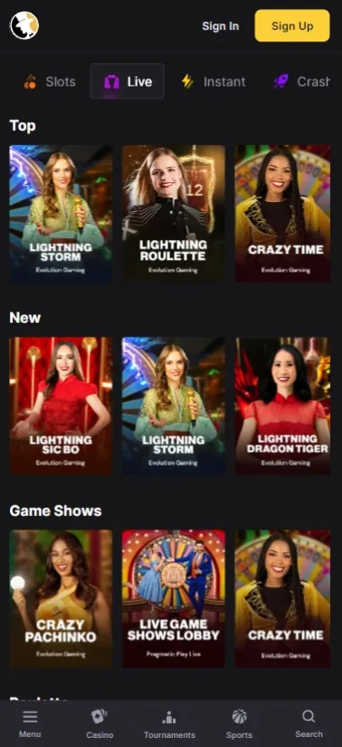 Fortunejack Mobile Casino Live