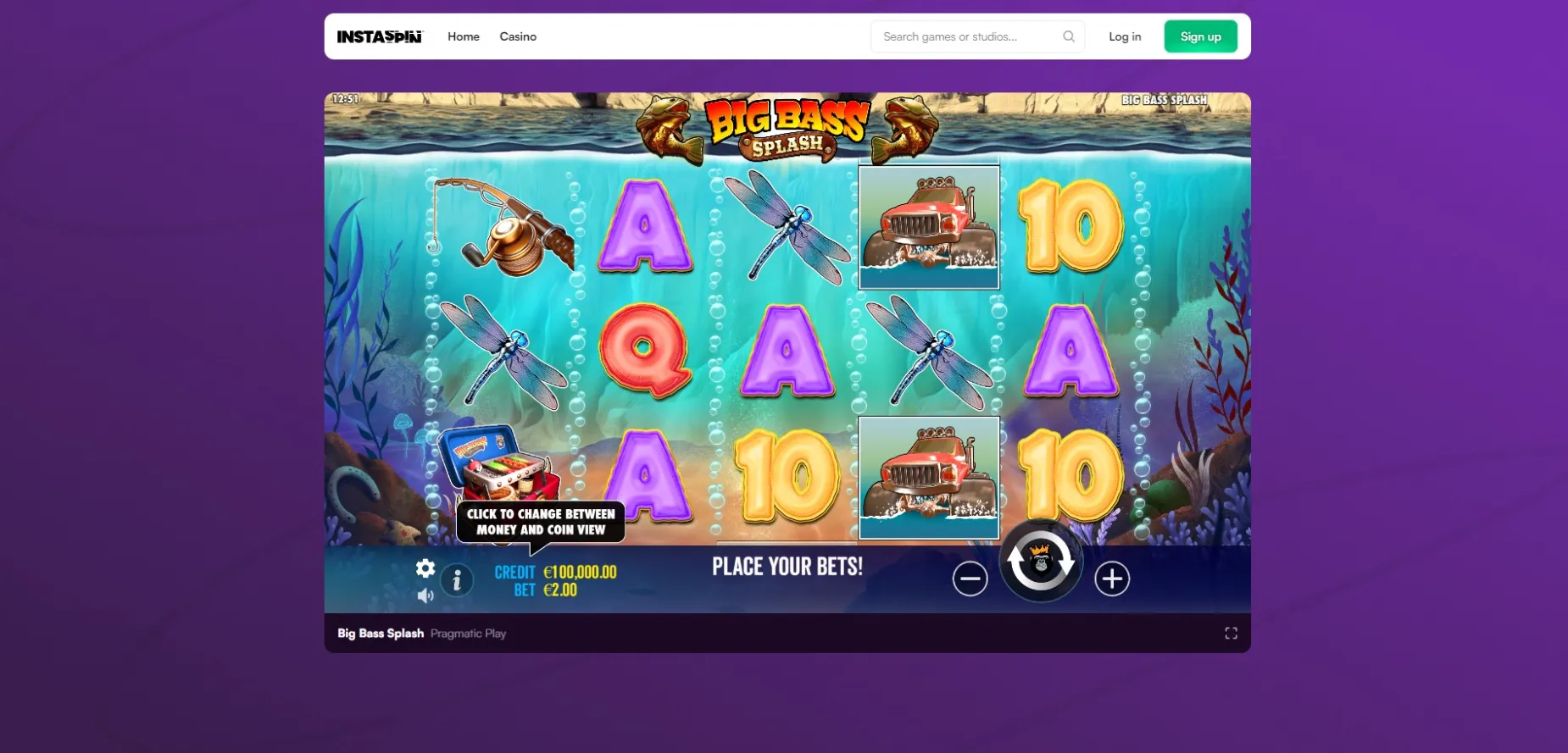 Instaspin Casino games demo play