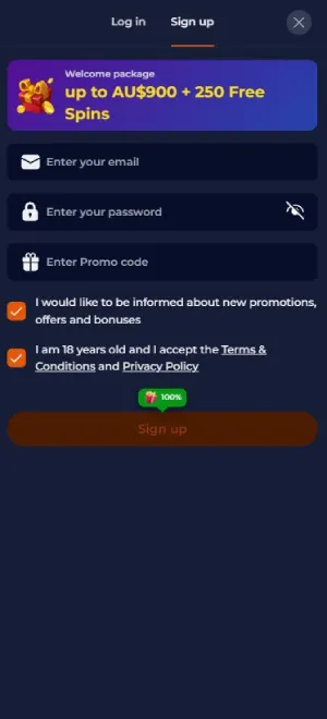 Ninecasino Mobile App Registration