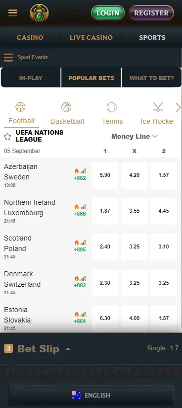 Talismania mobile sportsbook