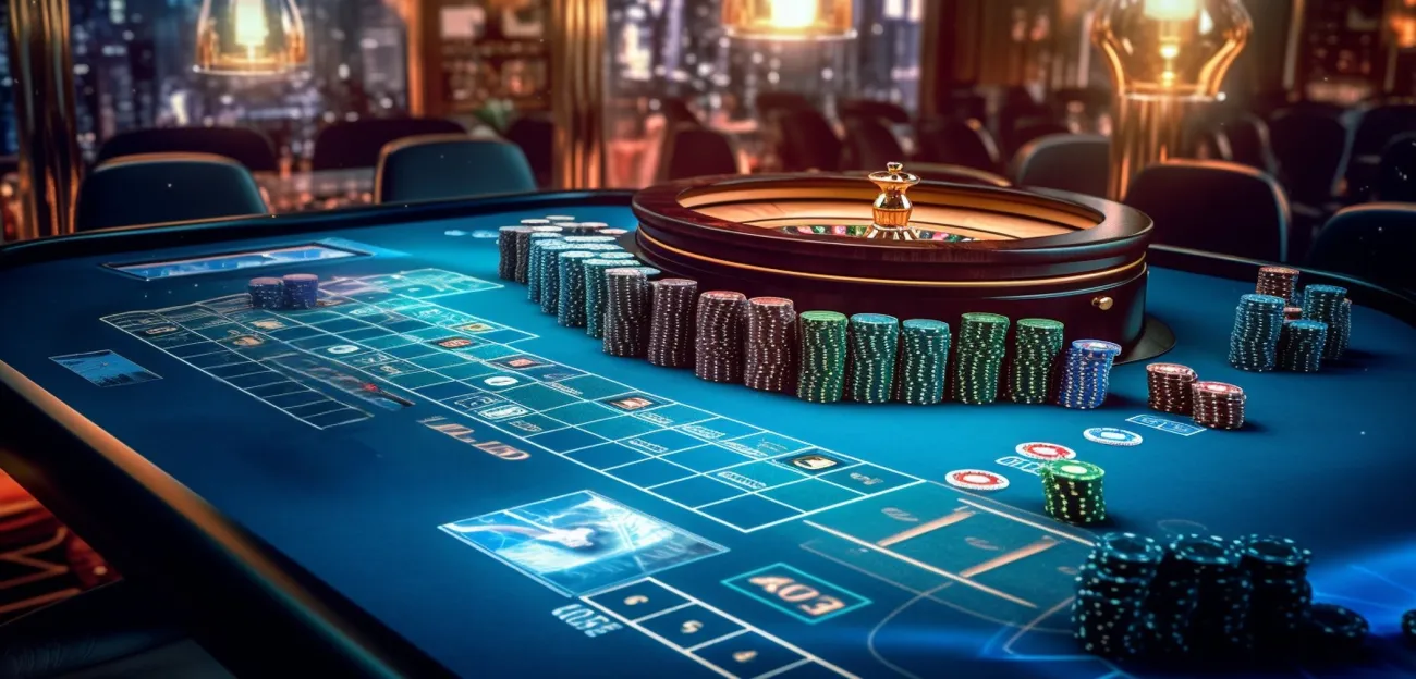 High roller casino table